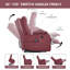 Fauteuil inclinable à moteur électrique en polyuréthane avec massage et chaleur-384547643
