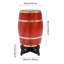 Baril de vin en bois de pin 15L / 3,96 gallons avec base et robinet, baril de vin de table rétro pour bar à domicile et réception-132063264