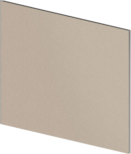 Panneau mural décoratif VILO XL Gris foncé 104 5/16 po x 23 5/8 po, Mat