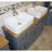 Jerell 1230mm Double Bathroom Vanity with Vessel Ceramic Basin