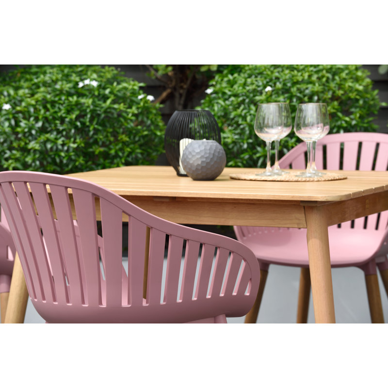 LifestyleGarden Fiji FSC Wood Outdoor Patio Small Dining Table
