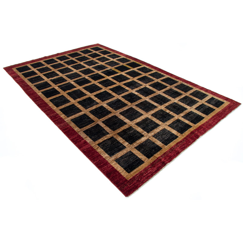 Geometric Hand Woven 195cm X 296cm Area Rug