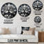 Horloge murale The Contrast Tree II-1233722620