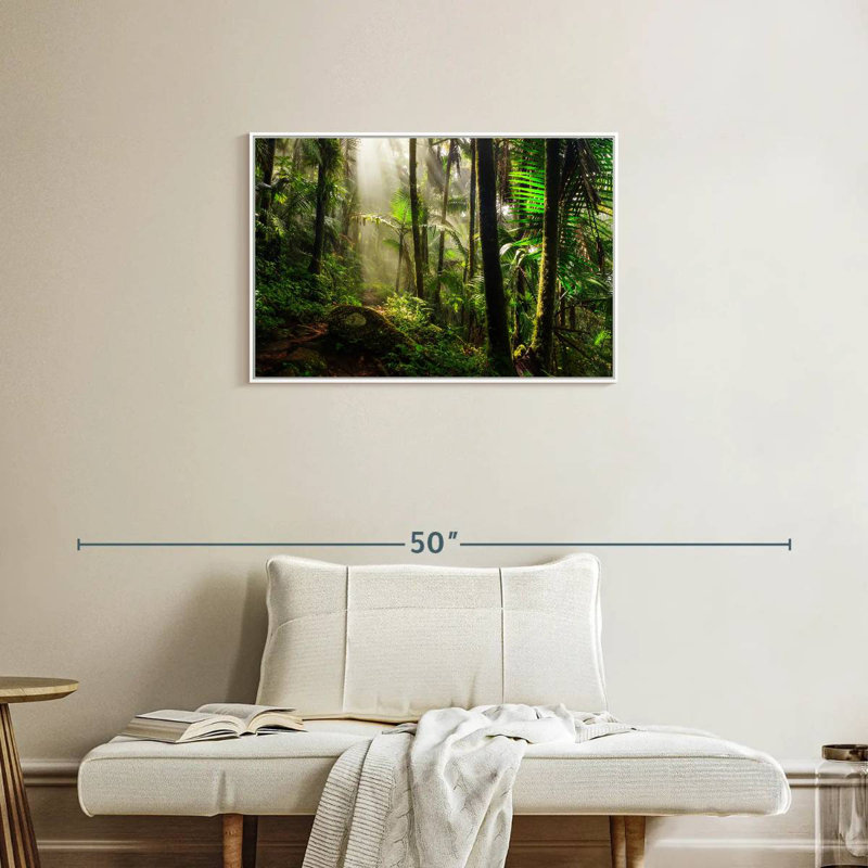 Forêt nationale d'El Yunque, Cadre flottant blanc, 31 po x 21 po