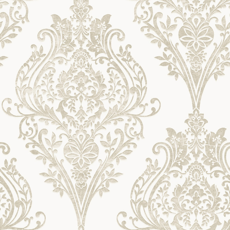 Papier peint Kwon Damask, Champagne