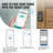 VEVOR Smart Lock Keyless Entry Door Lock Bluetooth App Control Keypad Deadbolt