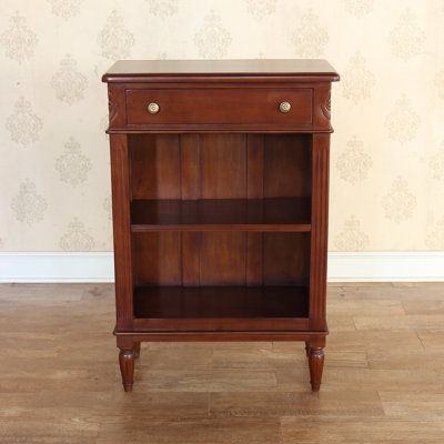 95 cm H x 65 cm W Solid Wood Standard Bookcase