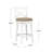 Ewan Swivel Upholstered Counter Stool with Solid Wood Frame-329419283-329419293
