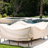 Dining Cover - Keep Your Table And Chairs In Good Condition. Waterproof, Beige. 92.69"D X 71.97"W 29.2"H. Fabric Waterproof To Safe. Beige, 95"D 72"W 30"H. No Assembly. Made Of 100%