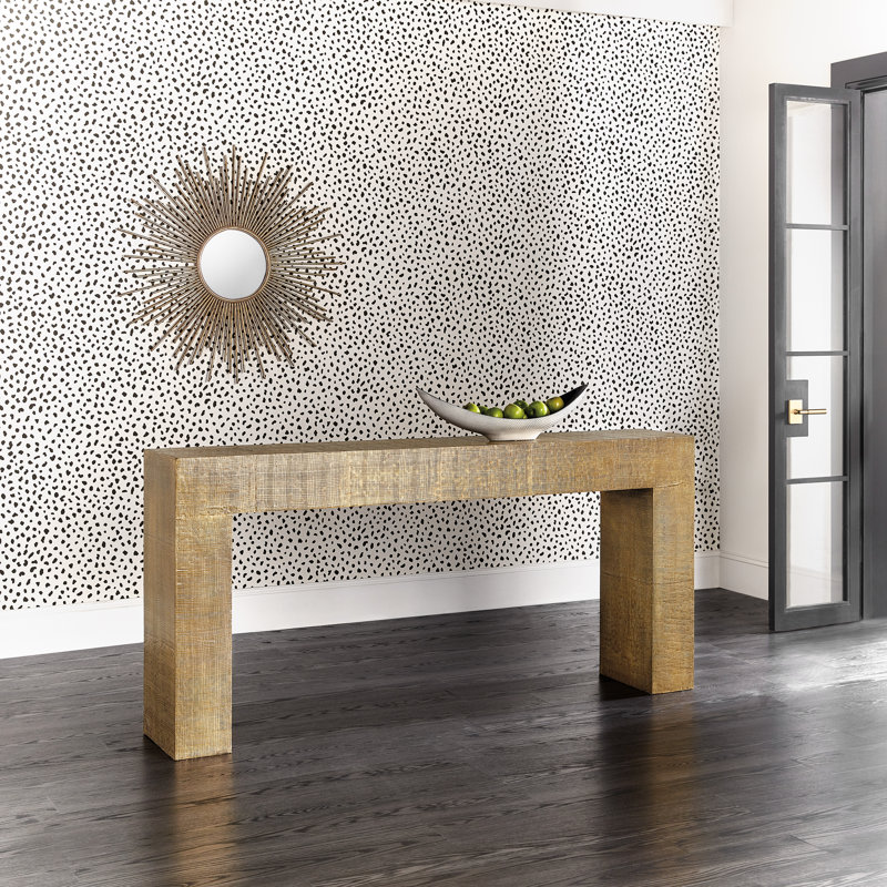 Melange 74'' W Solid Wood Console Table