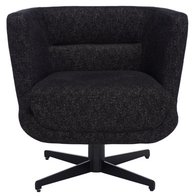Arnelle Pine Swivel Barrel Chair