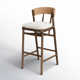 Siofra Woven Stool with Cushion