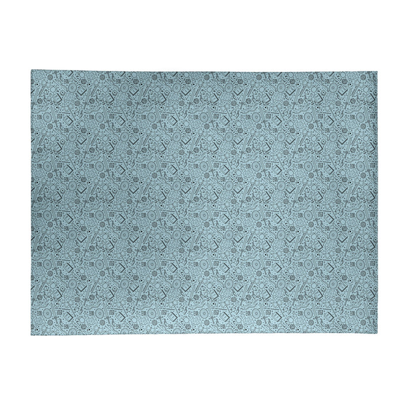 Chenille Indoor Rug, Rectangle 4' x 6'