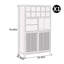 New Chinese Style Lattice Door Bookcase