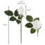 24 tiges de roses artificielles Real Touch, H 11,5 po-380156622