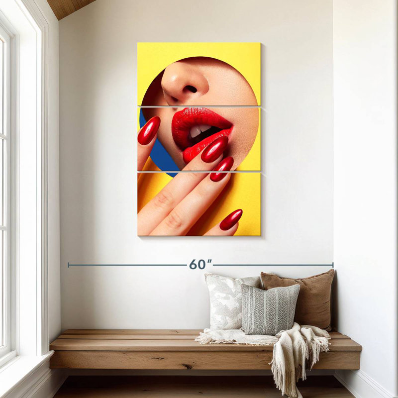 Sexy Nails, 45" H x 28" W