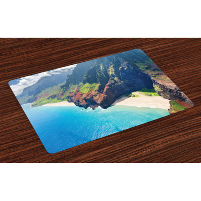 Cornelius Hawaiian Na Pali Coast Island Placemat