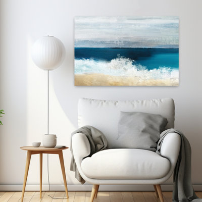 Beachfront Abstract Coastal Wall Art Print