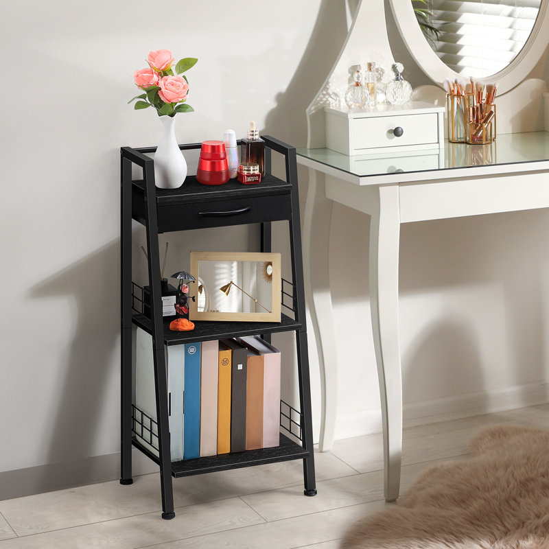 3 tablettes noires, Matte Black
