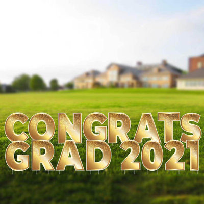 Weather Resistant Plastic Staked Graduation Garden Stake