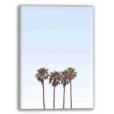 «Bedwell Coconut Trees On The Beach On», reproduction sur toile