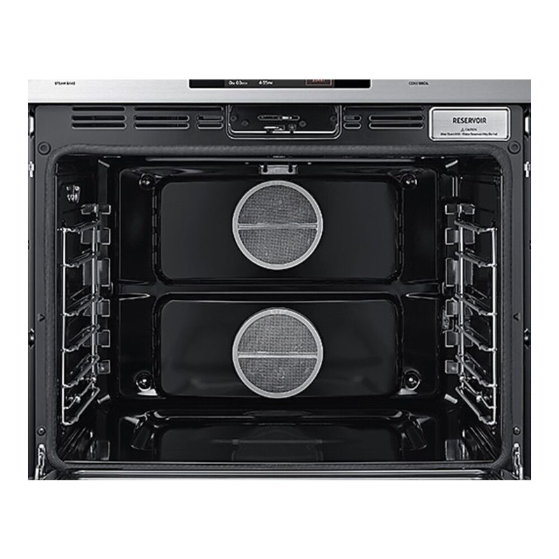 30" Double Wall Oven Steam, Silver