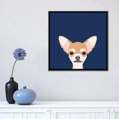 Chihuahua (poil court), impression sur toile tendue