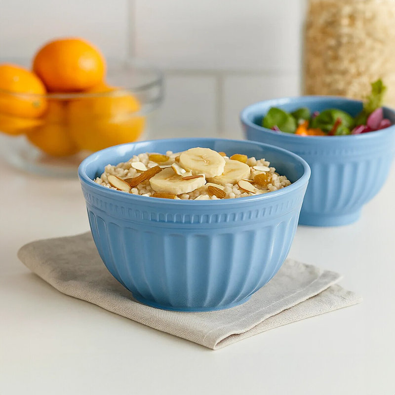 Haleakal Extra Large Melamine Mixing Bowl, 18 Cm, Blue