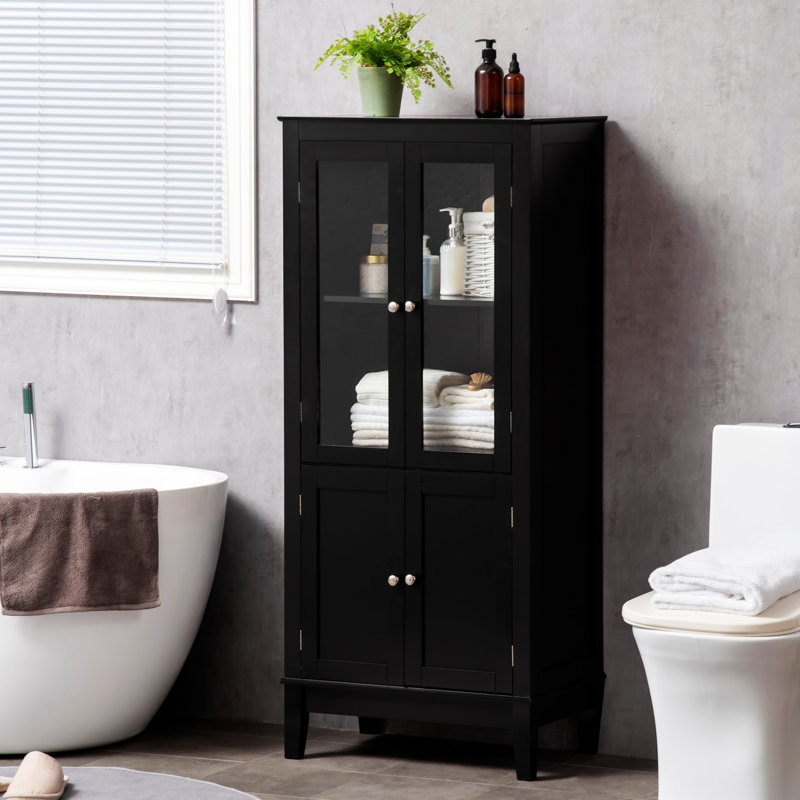 Armoire de sol avec 2 armoires de rangement Kleankin