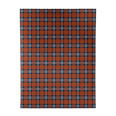 Tapis à carreaux bleu
