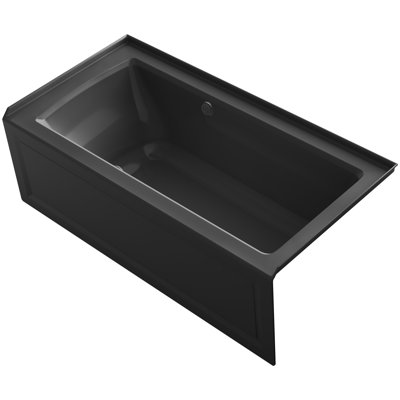Archer Alcove BubbleMassage Air Bath with Integral Apron, Bask Heated Surface