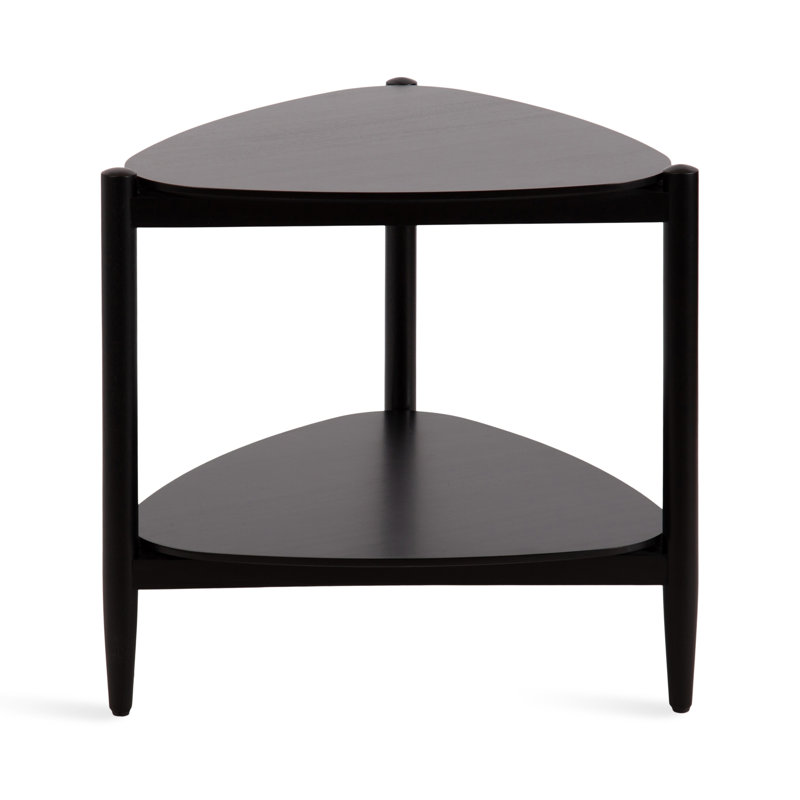 Knowlton Wooden Triangle Living Room Side Table