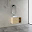 Meuble-lavabo mural avec lavabo d'art en céramique