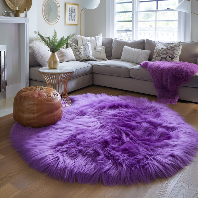 Indoor Rug, Round 3'11"