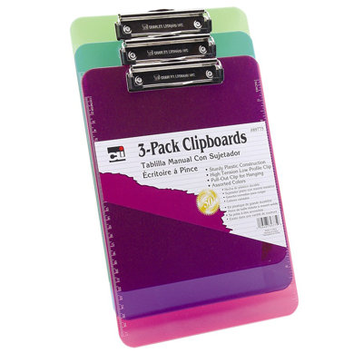 Plastic Clipboard Set