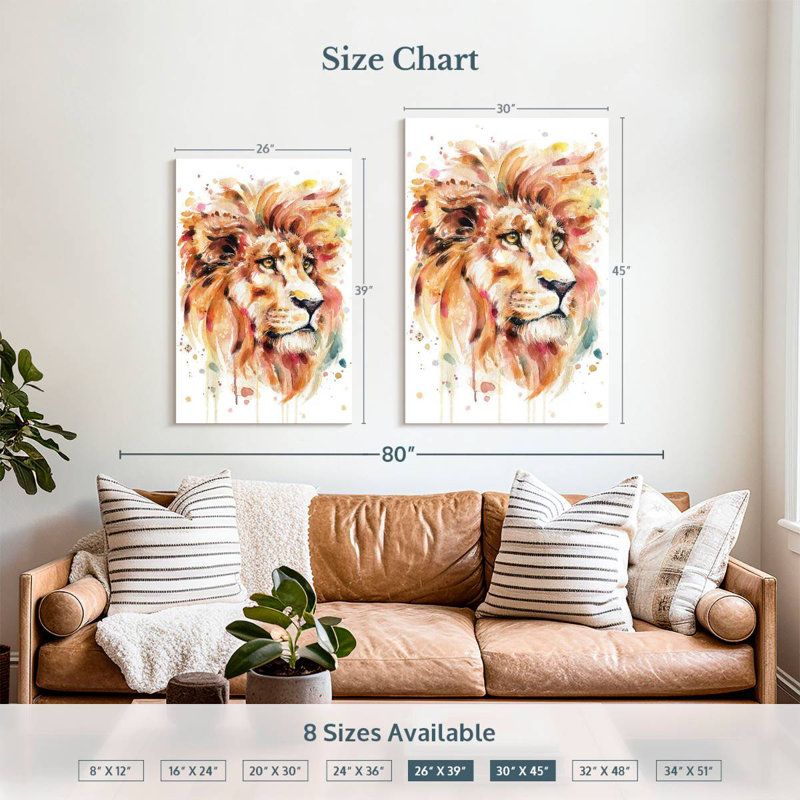 Brampt All Things Majestic, 39" H x 26" W