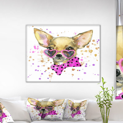 " Puppy Dog In Watercolor "