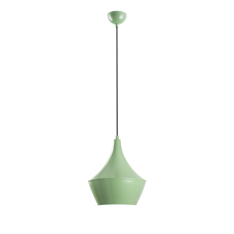 Lustre en métal menthe, hauteur réglable 14,2 po x 11,8 po | Design élégant, plaque de base de 10 po x 2,8 po | 1 x douille E27, 40 W maximum | Parfait pour le salon et la salle à manger, style moderne, indice de protection IP20, ampoule non incluse