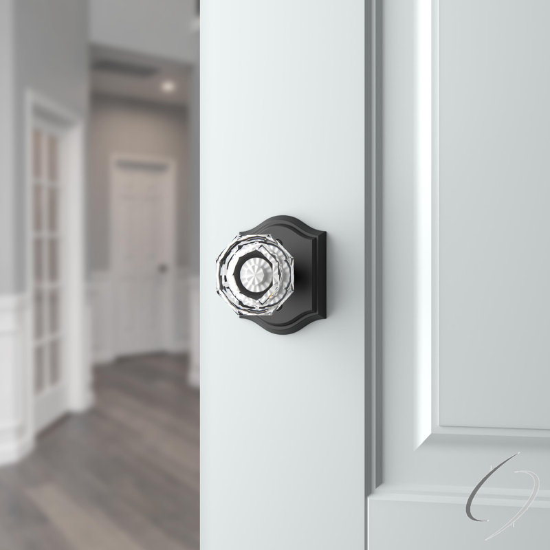 Crystal Door Knob with Baldwin Reserve Rosette
