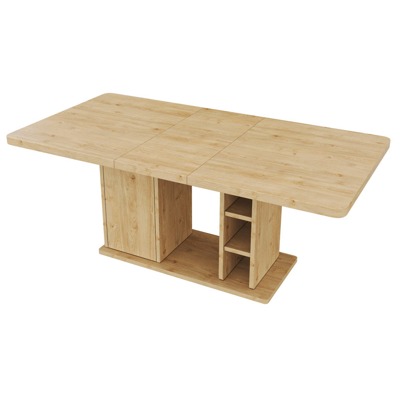 Dining Table, Oak Wood/Brown