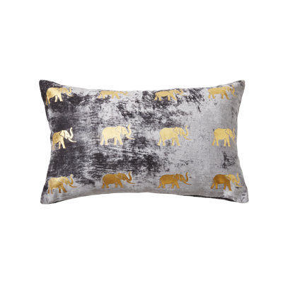 Meru Animal Print Feather Throw Pillow