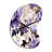 Victorian Elegance Soft Lavender Blossom II - Boom Shape Large Floral 3D Wall Clock-105569125