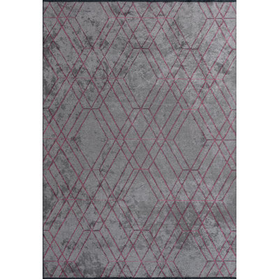 Diamond Geometric 3D Area Rug