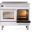 Cuisinière à induction ILVE Professional Plus II 40 pouces avec 6 éléments à induction (porte vitrée)-1215031279