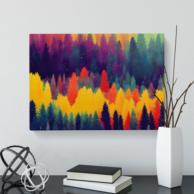 Forest Vol.3 Abstract - Wrapped Canvas, 35cm H x 50cm W x 3cm D
