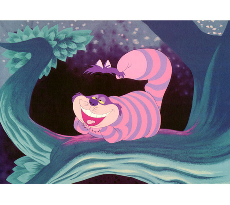 Le sourire du Cheshire, H 28 po x l 39 po