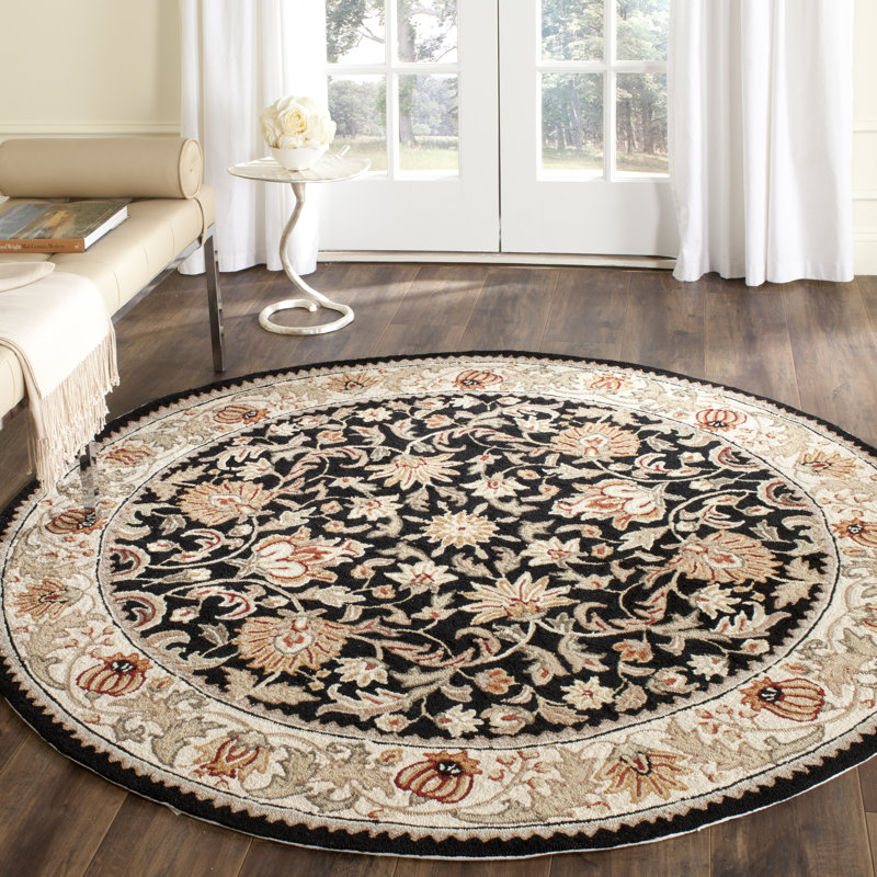 Harms Hand Hooked Performance Oriental Rug, Round 8'