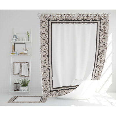Nassiah Polyester Shower Curtain Set