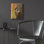 Art mural en verre épique «Curious Squirrel» par Jim Brune, 12 po x 16 po