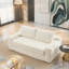 Canapé-lit convertible avec mousse à mémoire de forme et structure en acier - Sans assemblage, conception compacte pour les petits espaces, les appartements, le bureau à domicile et la chambre à coucher (beige)-2144843725